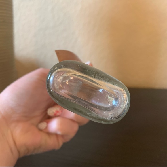 Antique apothecary carbolic acid poison antidote glass bottle - Picture 7 of 9